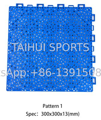 व्यक्तिगत खेल कोर्ट फर्श टाइलें, बास्केटबॉल कोर्ट के लिए पॉलीप्रोपाइलीन टाइल