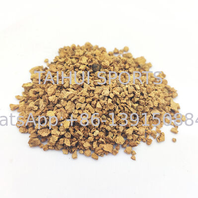 Eco-Friendly Organic Turf Infill Cork Infill Granules with Heat Insulation and Easy Installation for Artificial Turf