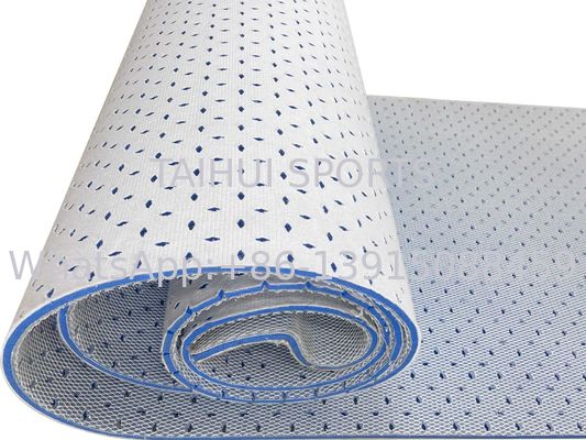 फुटबॉल के मैदानों के लिए उच्च प्रदर्शन 8 मिमी 10 मिमी 12 मिमी 15 मिमी मोटाई के शॉक पैड अंडरलेयर रग्बी के मैदान हॉकी के मैदान