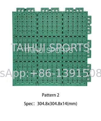 बास्केटबॉल और टेनिस कोर्टों के लिए उच्च संपीड़न प्रतिरोध के साथ पर्यावरण के अनुकूल अग्नि प्रतिरोधी पॉलीप्रोपाइलीन खेल फर्श