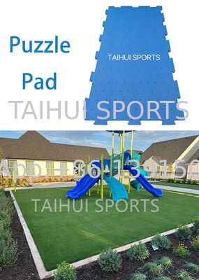 Soft Fall Interlocking Safety Mat with 10-100mm Thickness and HIC & CFH Ensured Playground Shock Pad