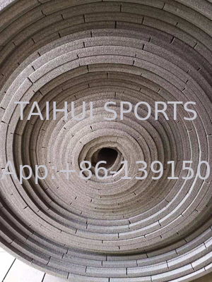 अनुकूलित कृत्रिम घास शॉकपैड 20mm 30mm 40mm नकली घास अंडरले