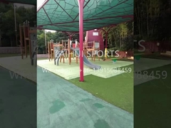 इंटरलॉकिंग आर्टिफिशियल घास ड्रेनेज अंडरले एंटी स्लिप सॉफ्ट फॉल फुटबॉल / फुटबॉल के लिए