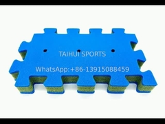 इनडोर आउटडोर खेल कृत्रिम घास शॉक पैड एचआईसी प्रभाव परीक्षण सुरक्षा नरम परत