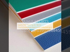 टेनिस कोर्ट/बास्केटबॉल/बैडमिंटन/वोलीबॉल/जिम के लिए खेल पीवीसी फर्श