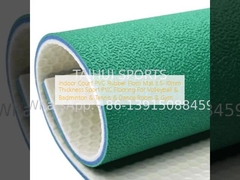 इनडोर कोर्ट पीवीसी रबर फर्श मैट 3.5-10 मिमी मोटाई स्पोर्ट पीवीसी फर्श वॉलीबॉल और बैडमिंटन और टेनिस और डांस रूम और जिम के लिए